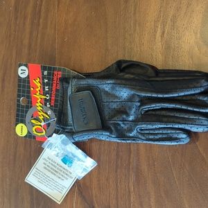 Women's Leather riding gloves from Olympia size M in black